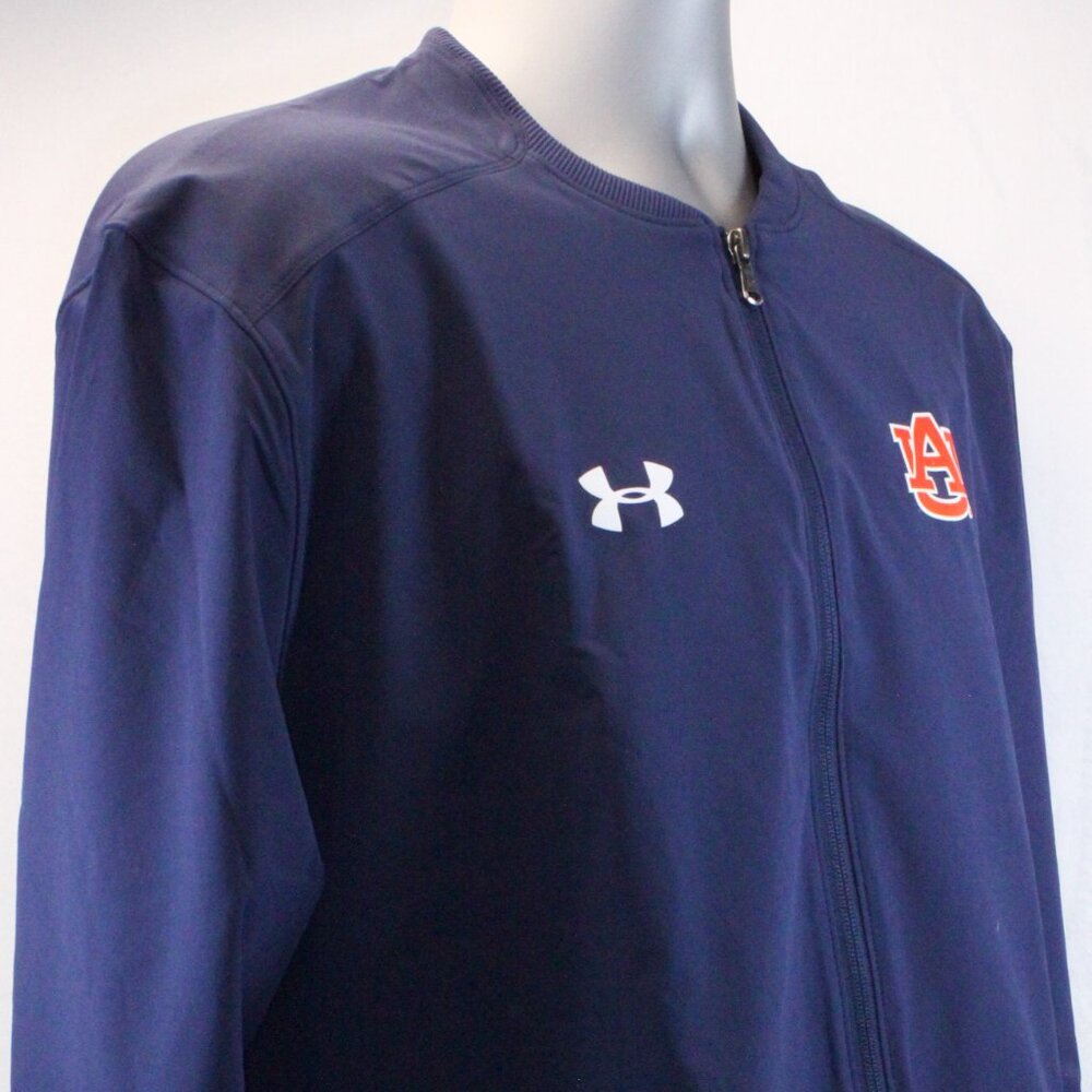 Auburn University Tigers Long Sleeve Full-Zip- Zip Pockets-Jacket Men's Size XL